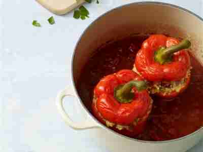 Gefüllte Paprika mit Couscous