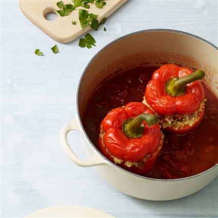 Gefüllte Paprika mit Couscous