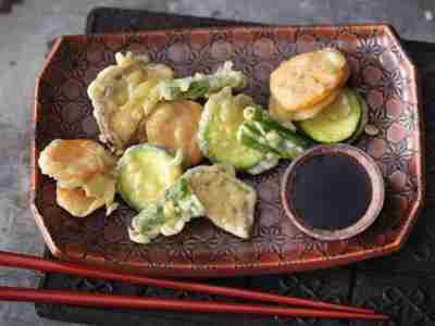 Gemüse-Tempura Fondue