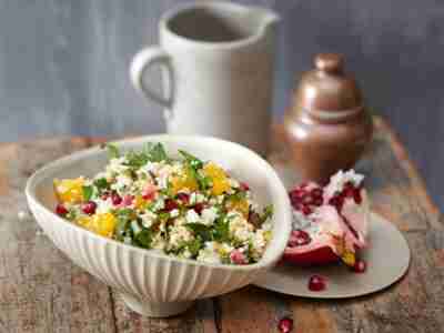 Couscous-Salat mit Granatapfel & Ras-el-Hanout