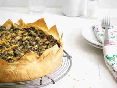 Spinat-Feta-Quiche