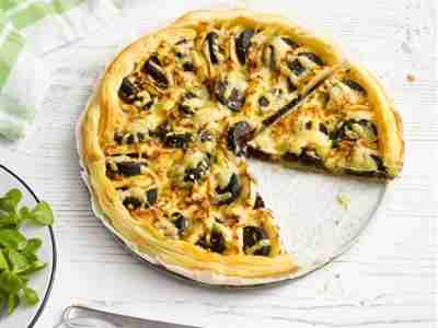 Apfel-Blutwurst-Quiche