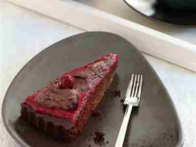 Vegane Cherry-Choc-Tarte