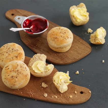 Vegane Frühstücks-Blitzbrötchen