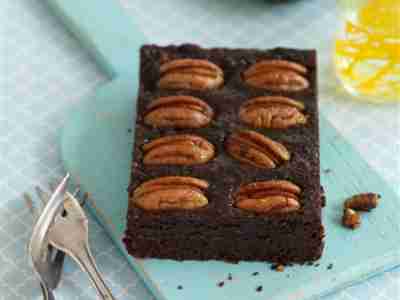 Vegane Brownies mit Pekannüssen
