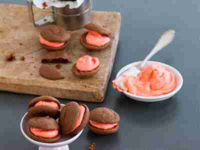 Vegane Whoopies mit Tonkacreme