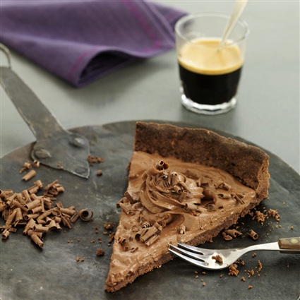 Vegane Schokomousse-Tarte