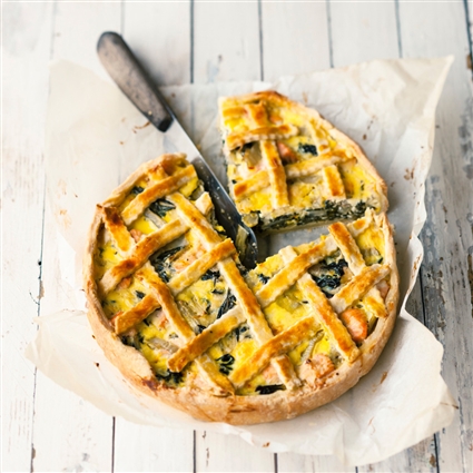 Quiche de blettes au saumon – Mangold-Lachs-Quiche