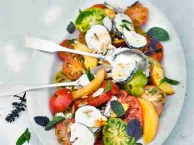 Salade de tomates aux fruits – Fruchtiger Tomatensalat