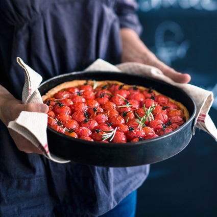 Tarte aux tomates cerises – Kirschtomatentarte