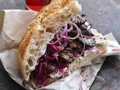 Döner Kebab mit Kraut