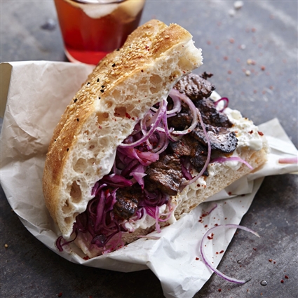 Döner Kebab mit Kraut