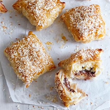 Schoko-Bananen-Taschen