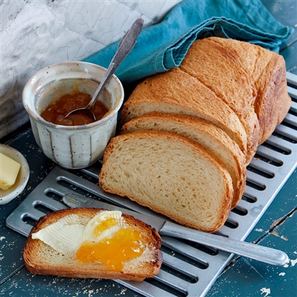 Toastbrot mit Sauerteig
