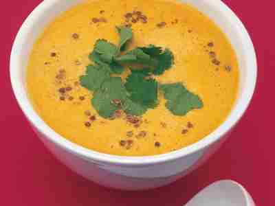 Kürbis-Kokos-Chili-Suppe