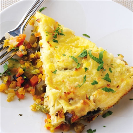 Vegetarischer Gemüse-Pie