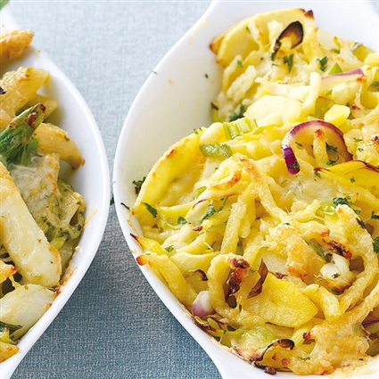 Käsespätzle-Gratin