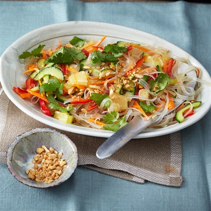 Schneller Thai-Gemüsesalat süßsauer