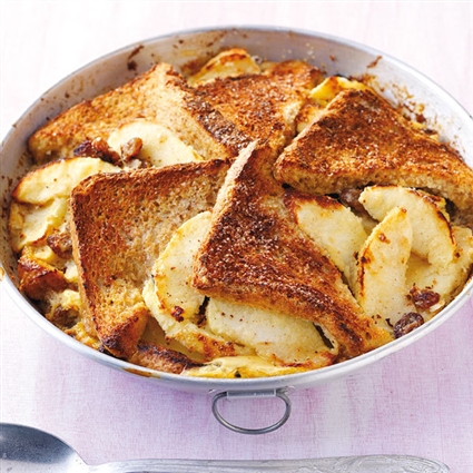 Scheiterhaufen aus Vollkorntoast