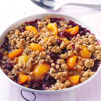 Aprikosen-Crumble