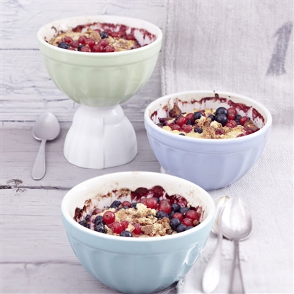 Ricottaauflauf mit Johannisbeeren