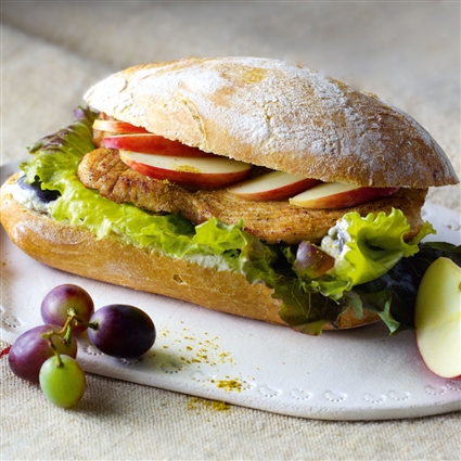 Fruchtiges Puten-Sandwich