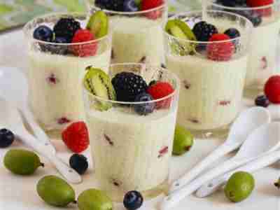Zitronen-Kräuter-Mousse