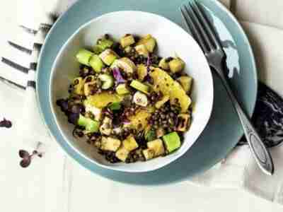 Pastinaken-Linsen-Salat