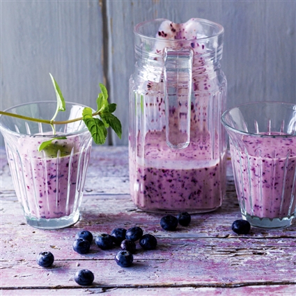 Heidelbeer-Joghurt-Shake