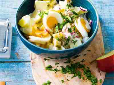 Fruchtiger Eiersalat