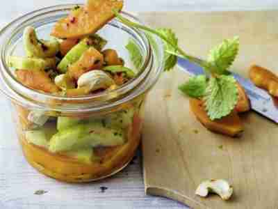 Papaya-Gurken-Salat