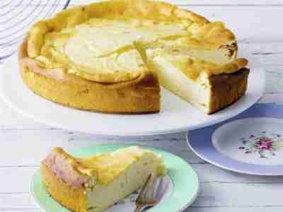 Käsekuchen ohne Boden für Diabetiker