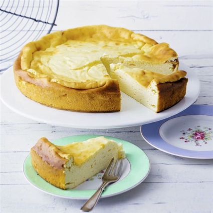 Käsekuchen ohne Boden für Diabetiker