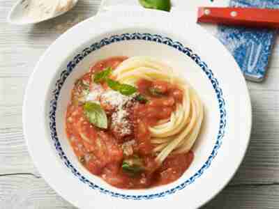 Ofentomaten-Pasta