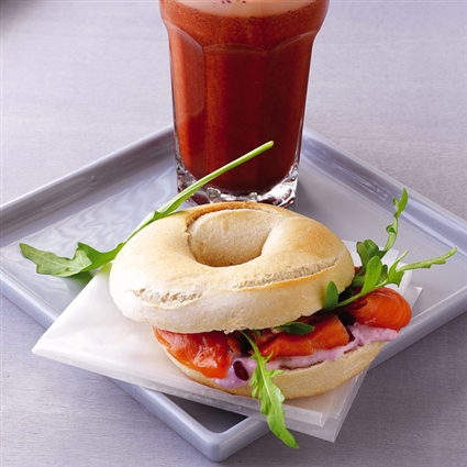 Alaska-Lachs-Bagel