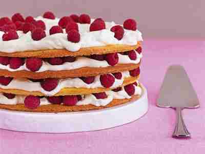 Himbeer-Schichttorte