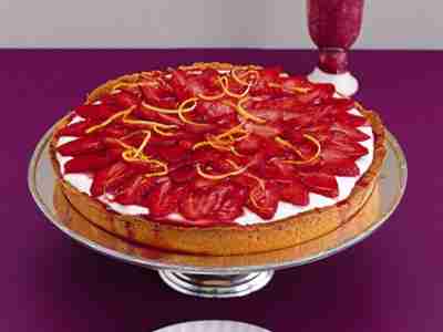 Erdbeer-Quark-Torte