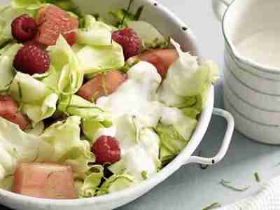 Kopfsalat mit Melone