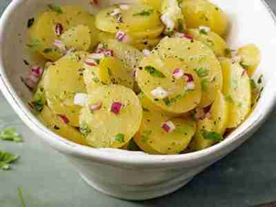 Kartoffelsalat mit Sherryessig-Dressing