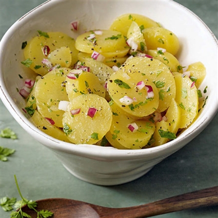 Kartoffelsalat mit Sherryessig-Dressing