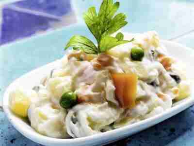 Russischer Salat nach Istanbuler Art – türkische Meze