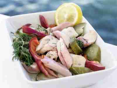 Oktopussalat – türkische Meze