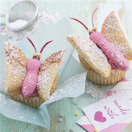 Schmetterling-Cupcakes