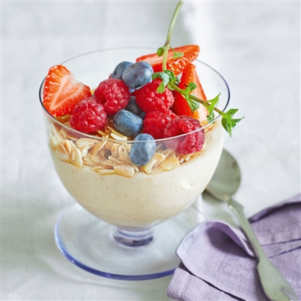 Beeren-Mandel-Flammeri