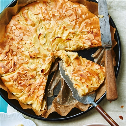 Apfeltarte mit Minze und Vanille
