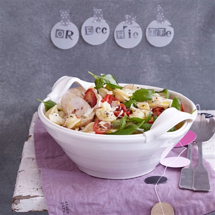 Orecchiette-Hähnchen-Salat