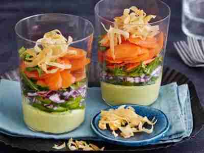 Orientalischer Möhrensalat mit Hummus
