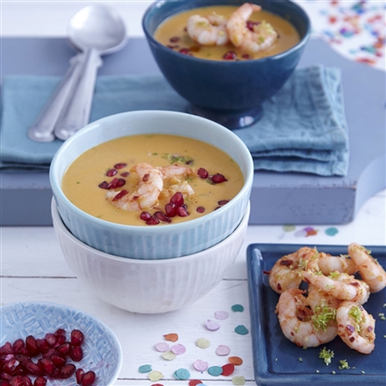 Süßkartoffel-Chili-Suppe