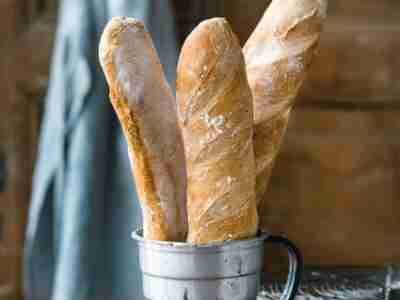 Französische Sauerteig-Baguettes