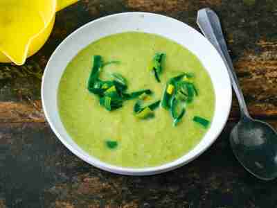 Zitronen-Lauch-Suppe
